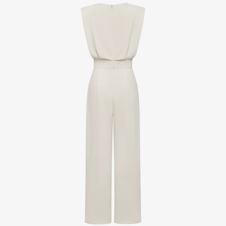 Sleeveless Top and High Waist Wide Leg Pants Two Piece Set