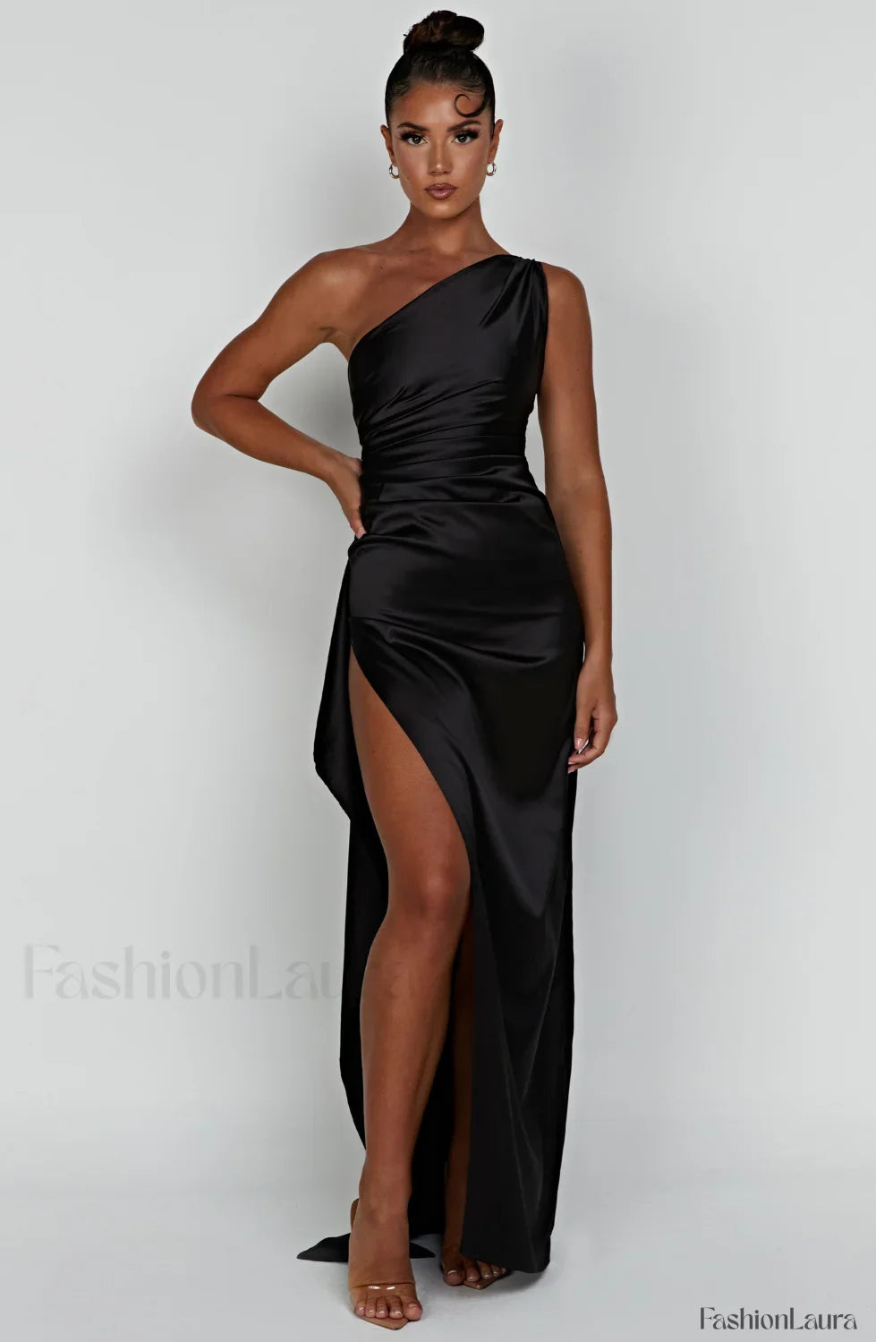 Ariel Maxi Graceful Dress - Black