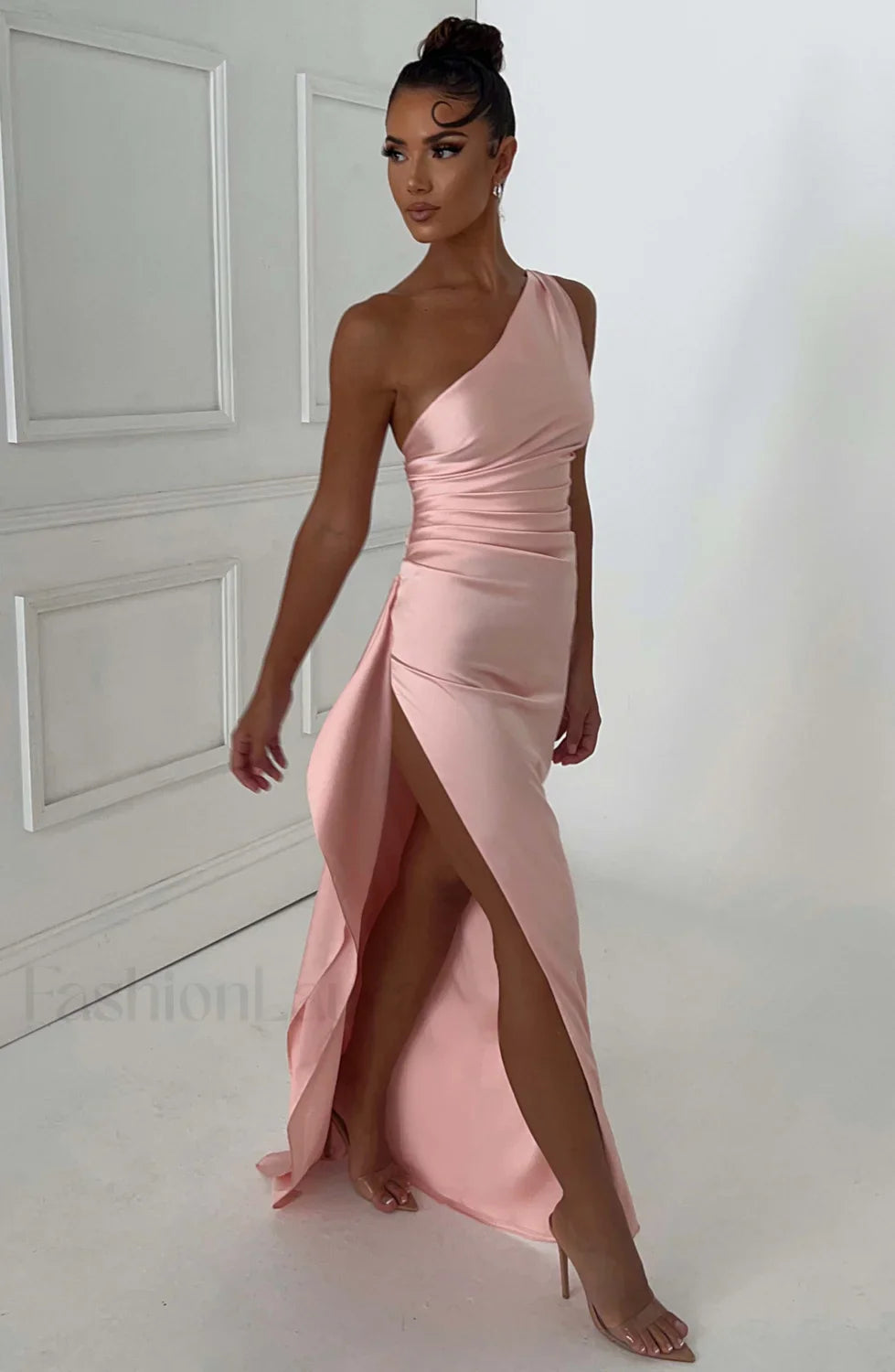 Ariel Maxi Graceful Dress - Blush