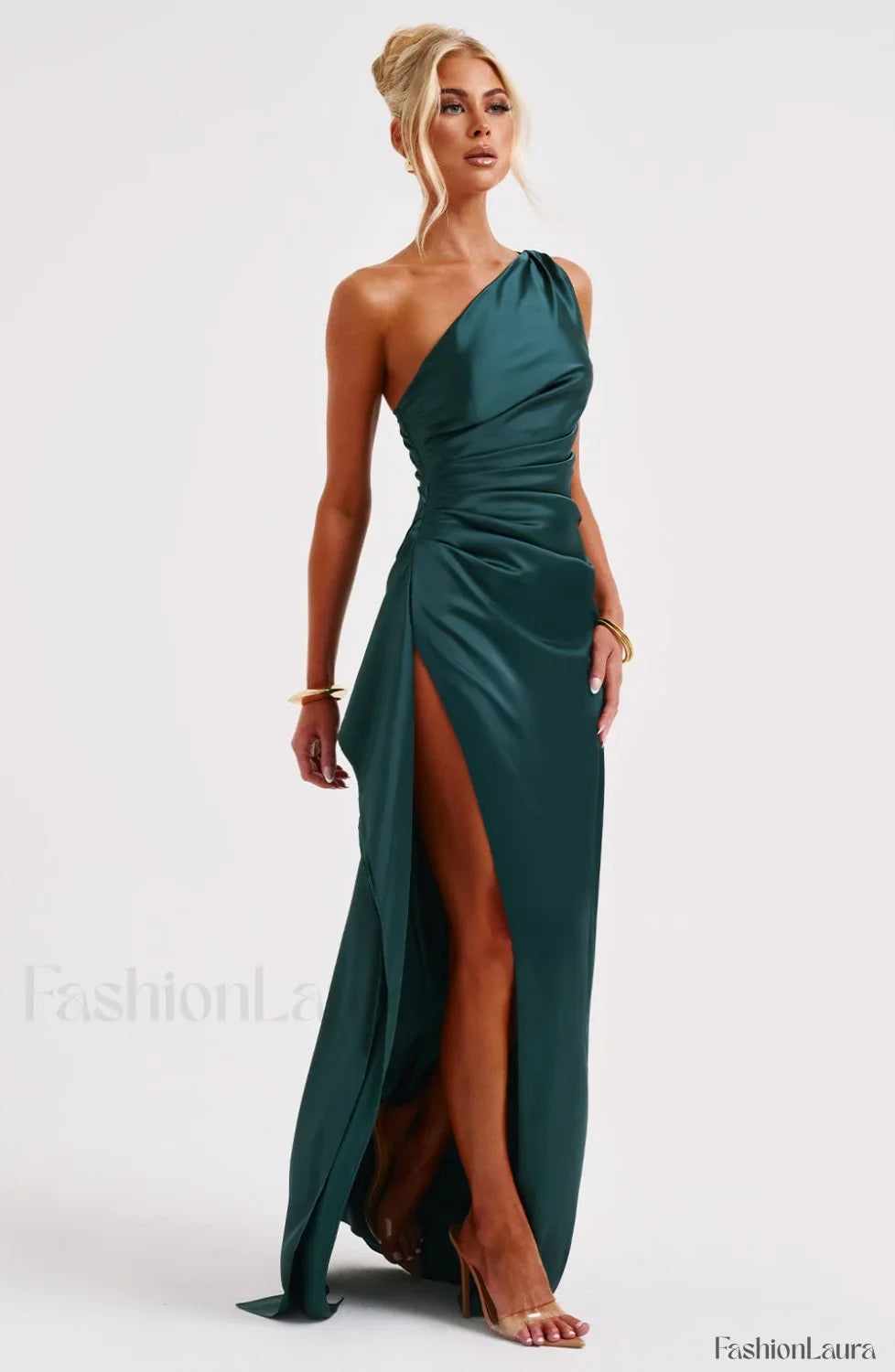 Ariel Maxi Graceful Dress - Emerald