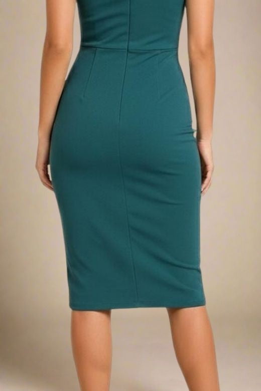 Ash Bandage Dress - Emerald Green
