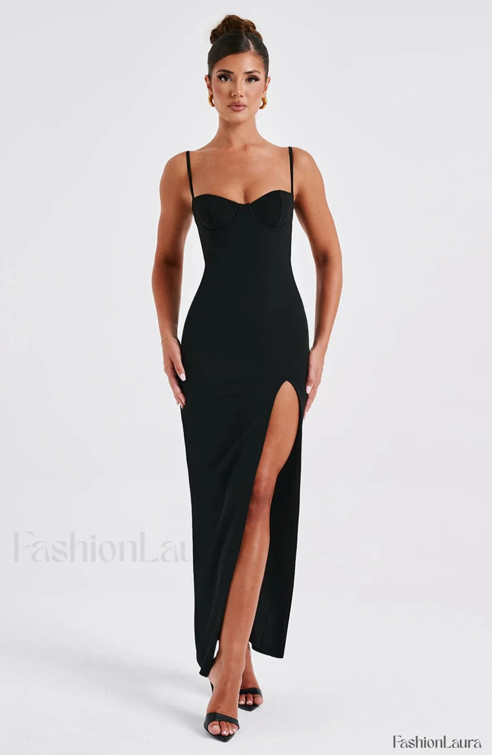 Asteria Maxi Graceful Dress - Black