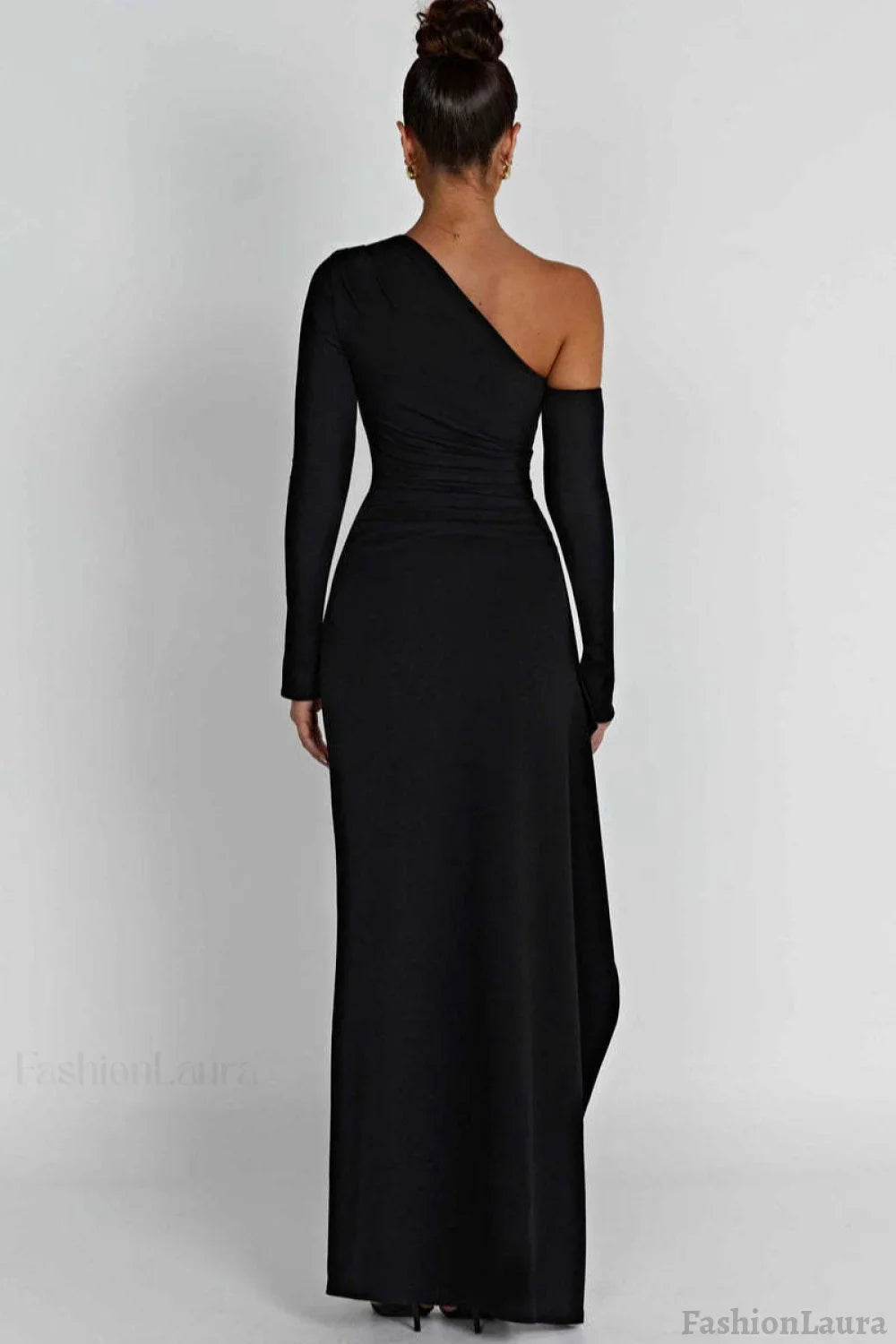 Asymmetric Slit Mermaid Formal Dress