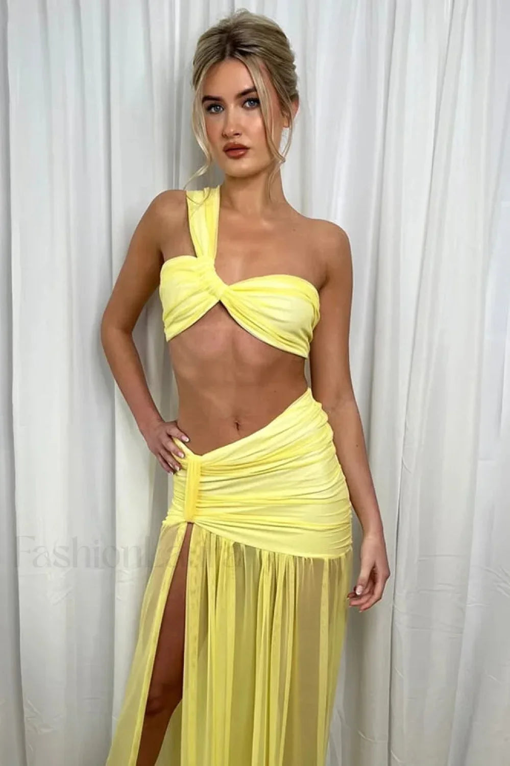 Asymmetrical Crop Top Boho Dress