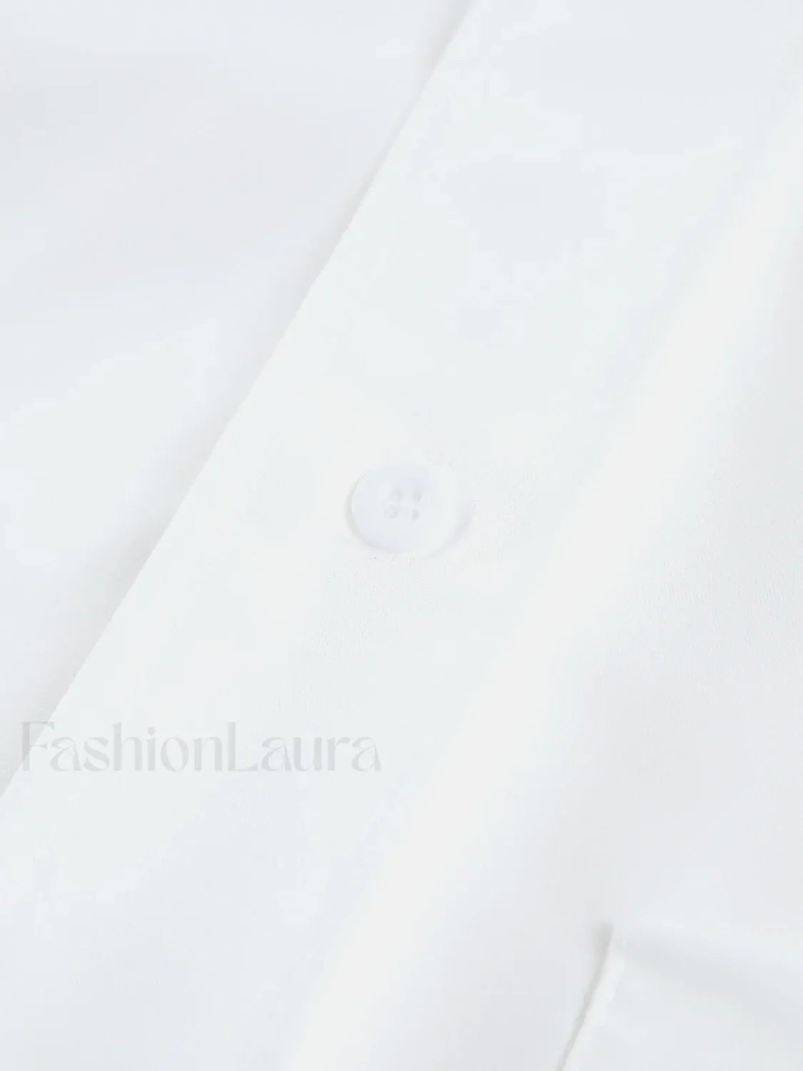 Asymmetrical Pocket Button Trendy Collar Crop Shirt