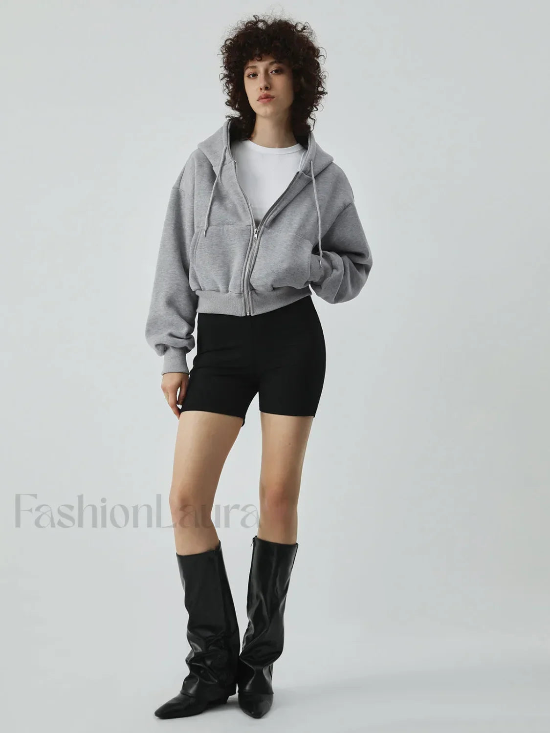 Athleisure Charming Crop Hoodie