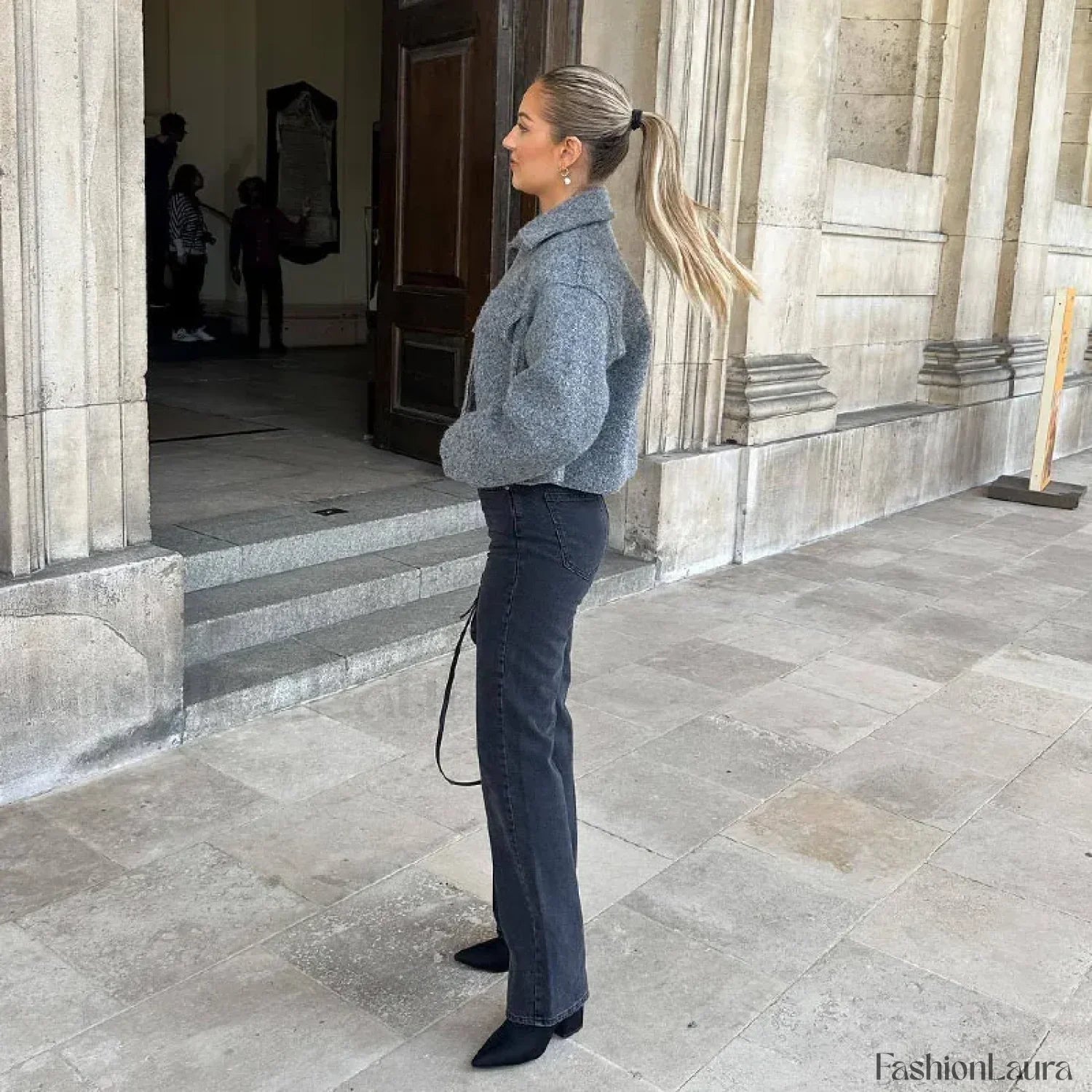 Autumn Winter Cropped Overcoat