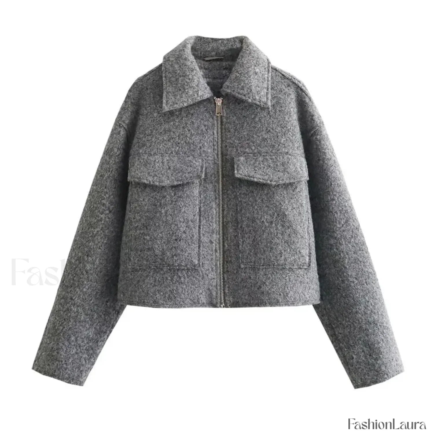 Autumn Winter Cropped Overcoat