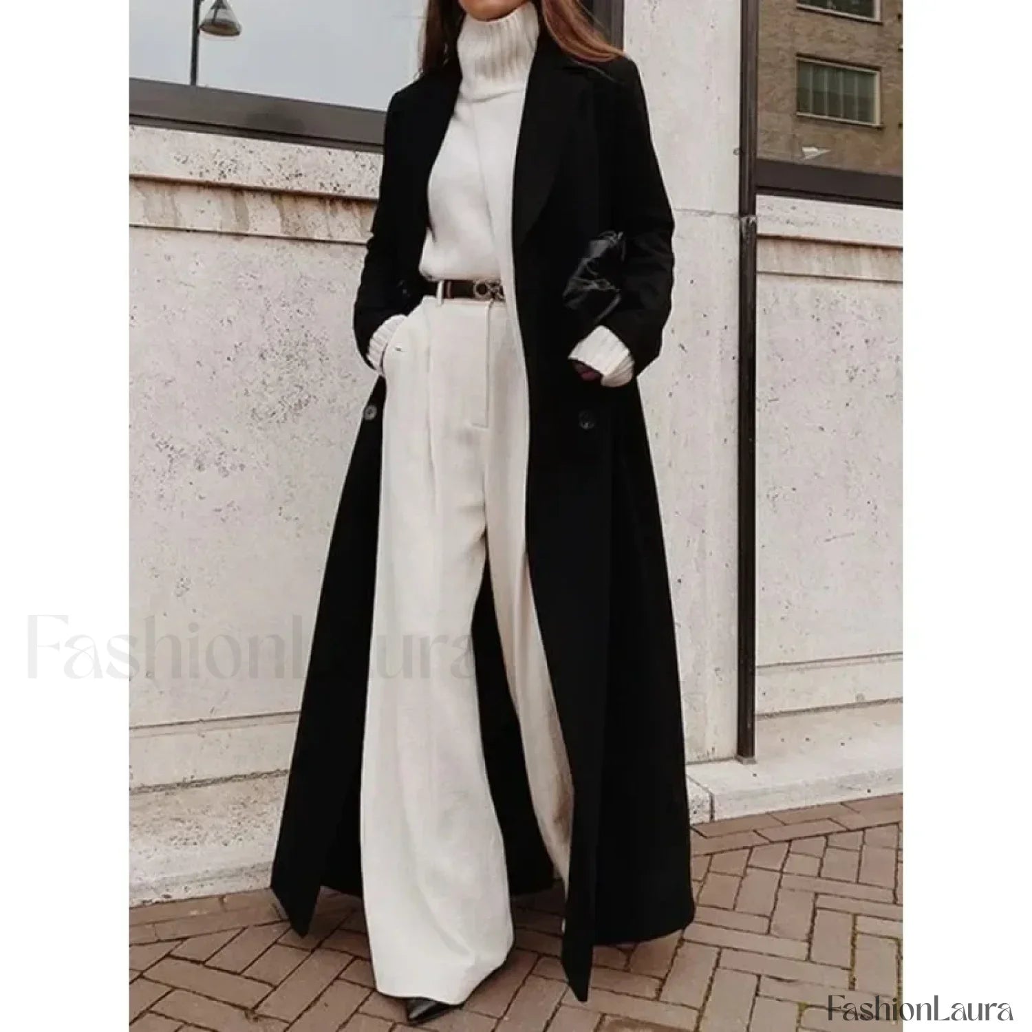 Autumn Winter Fashion Women Coat Y2K Chic Loose Long Overcoats