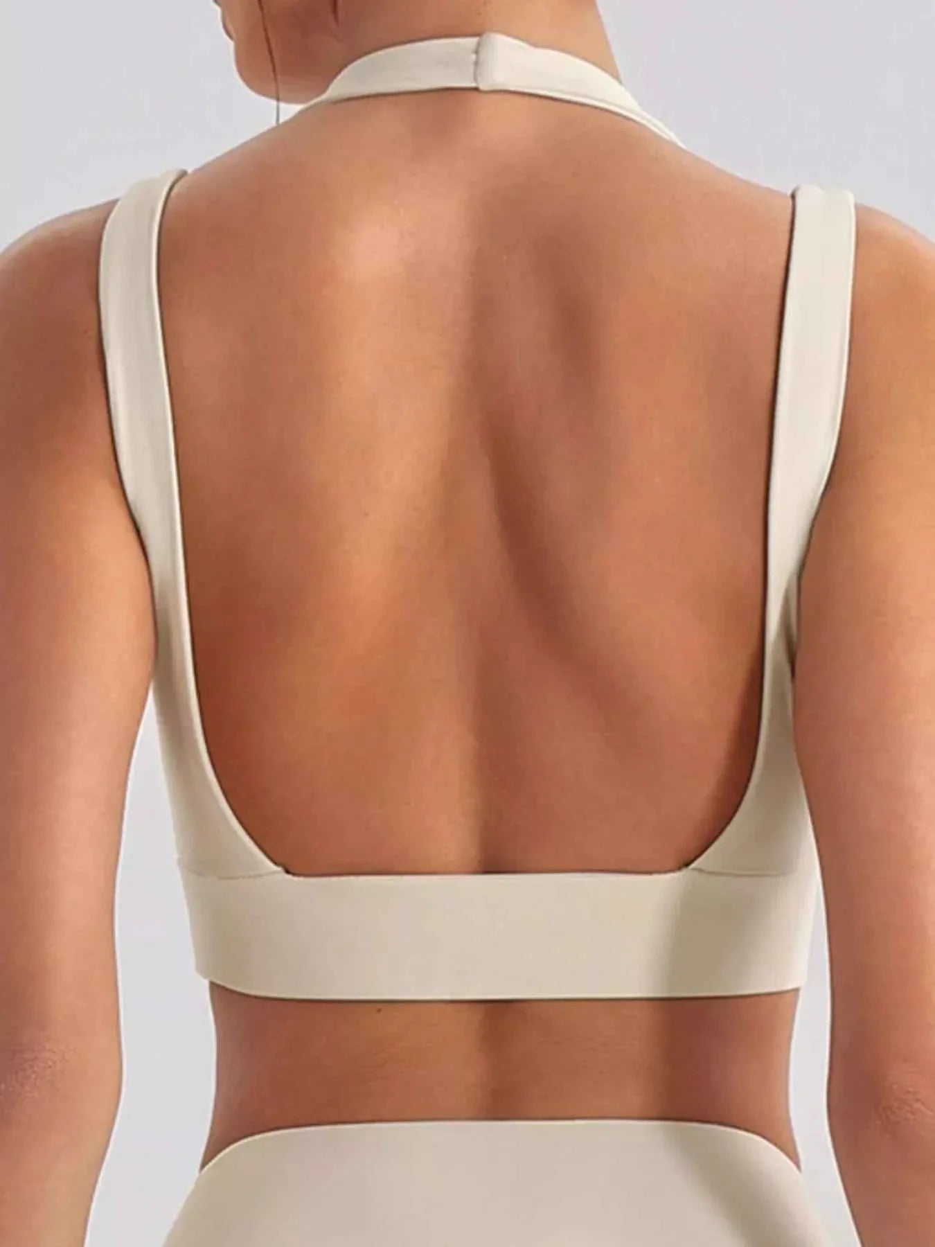 Seamless Criss-Cross V-Neck Tank and Leggings Active Set