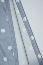 Polka Dot Print Lace Trim Halter Top