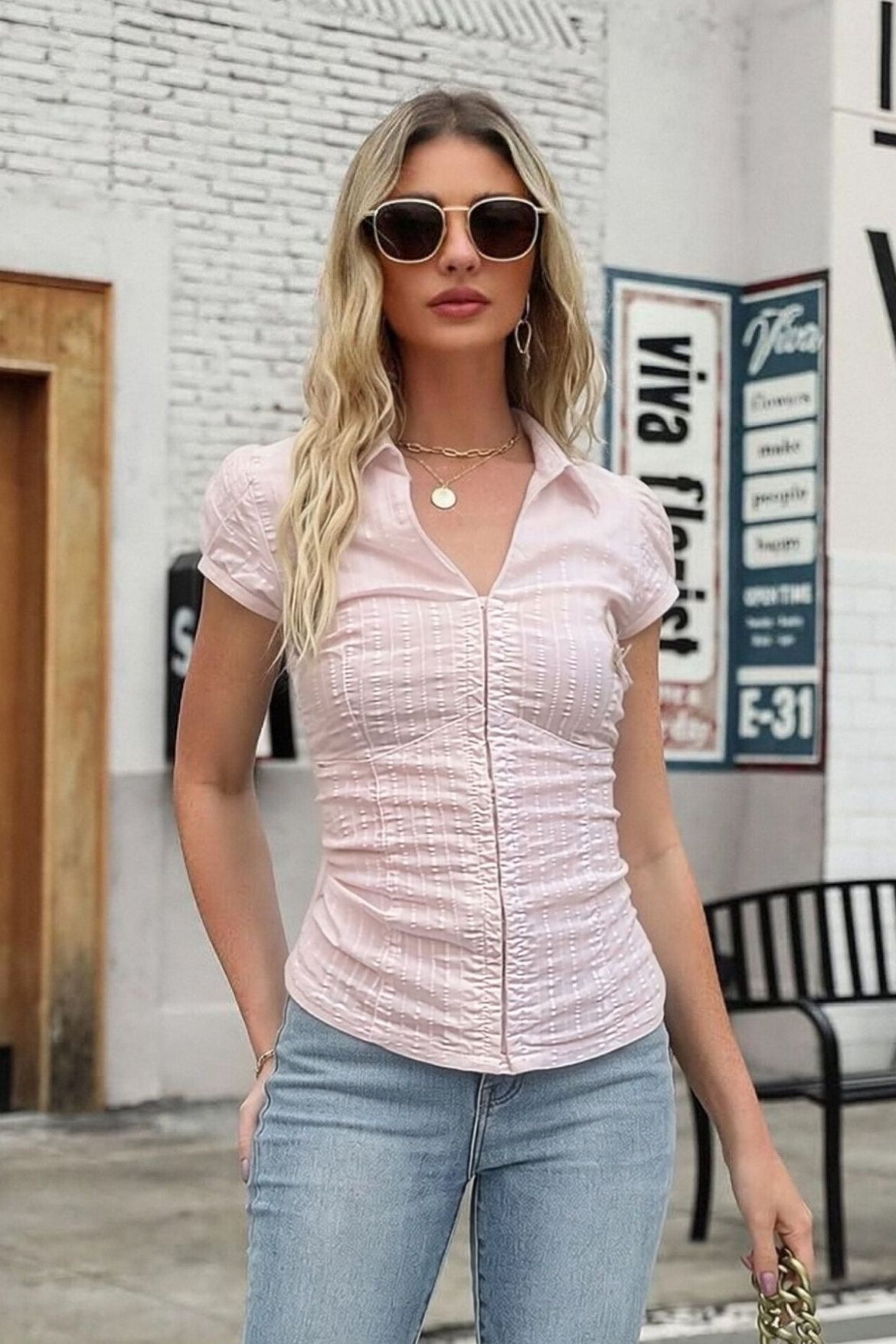 Ruched Crop Top