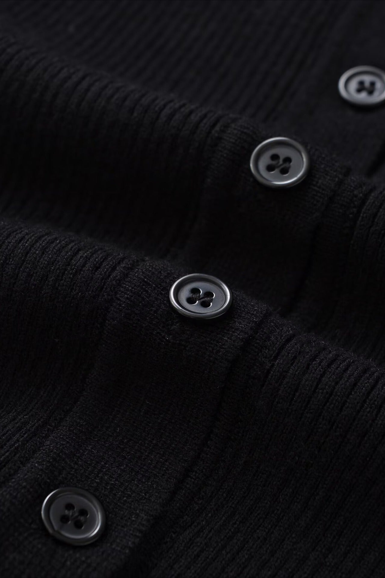 Draped Collar Textured Knit Top