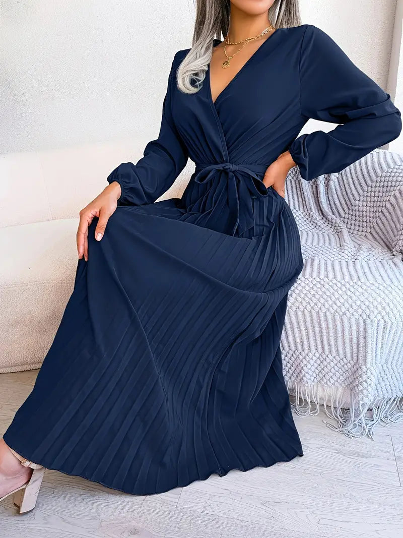 Boutique Carlota Pleated Midi Dress Statement Occasion Edit
