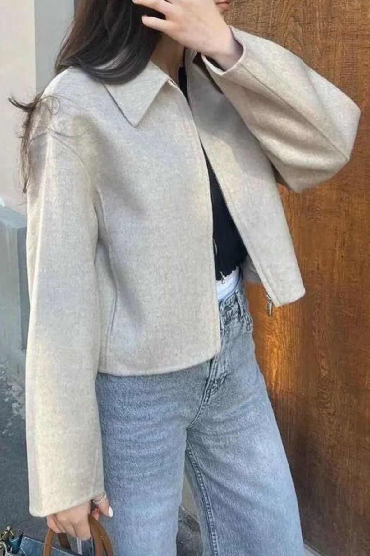 Casual Solid Color Long Sleeve Coat