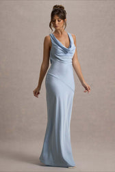 Satin Mermaid Low-Back Party Dress 3