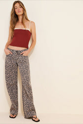 Colorblock Lace Trim Cami Top