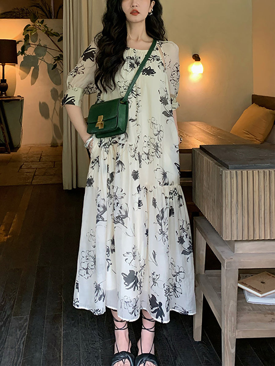 A Vintage Style Dress with Delicate Timeless Details