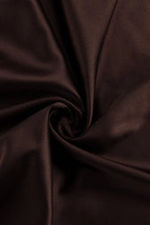 Clacive Fashion Loose Brown Satin Maxi Dress 5