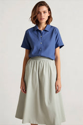 Vintage Linen Relaxed Blouse