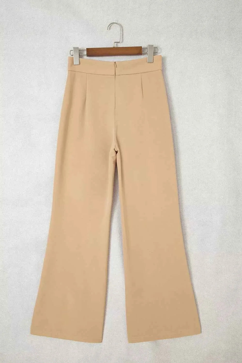 High Waist Full Length Regular Fit Pants