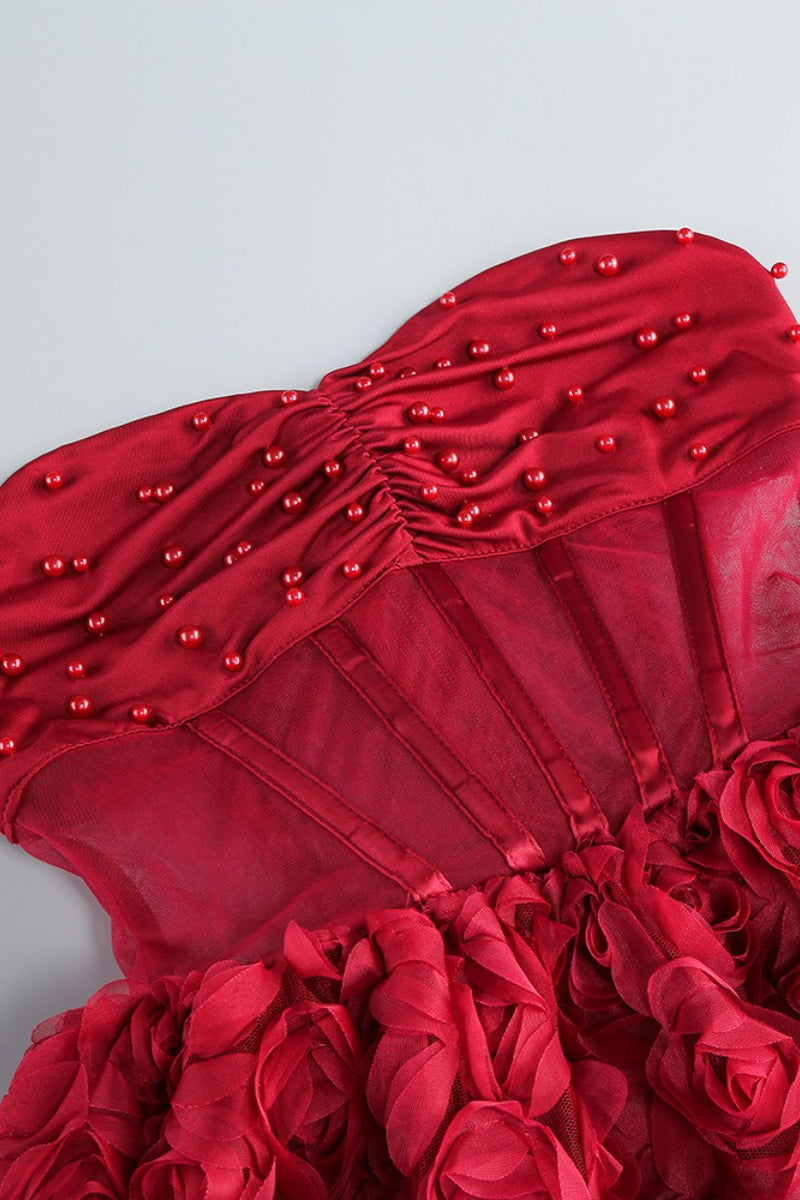 Sheer Mesh Mini Dress