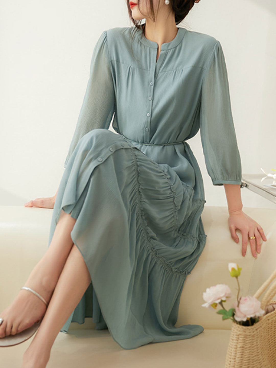 Elegantly Styled Dress for Everyday Wear