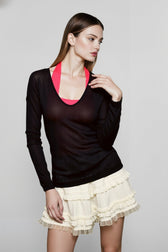 Slouchy Relaxed Long Sleeve Cover Up