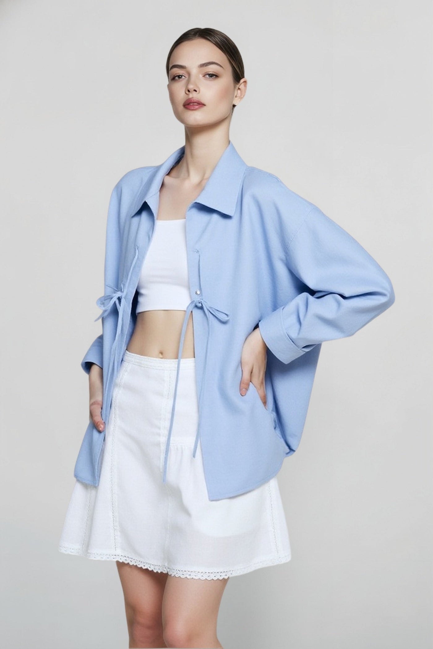 Vintage Linen Relaxed Blouse