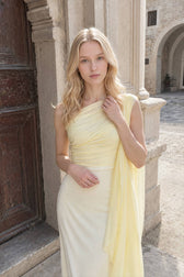 Chiffon One Shoulder Formal Dress