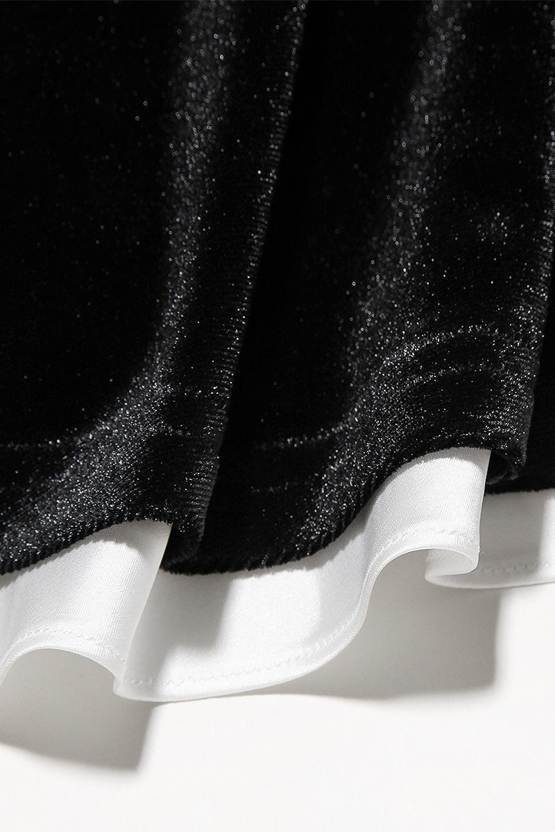 Velvet Bustier Aline Cocktail Dress