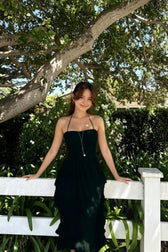 Backless Bohemian Beach Cotton Maxi Boho Dress