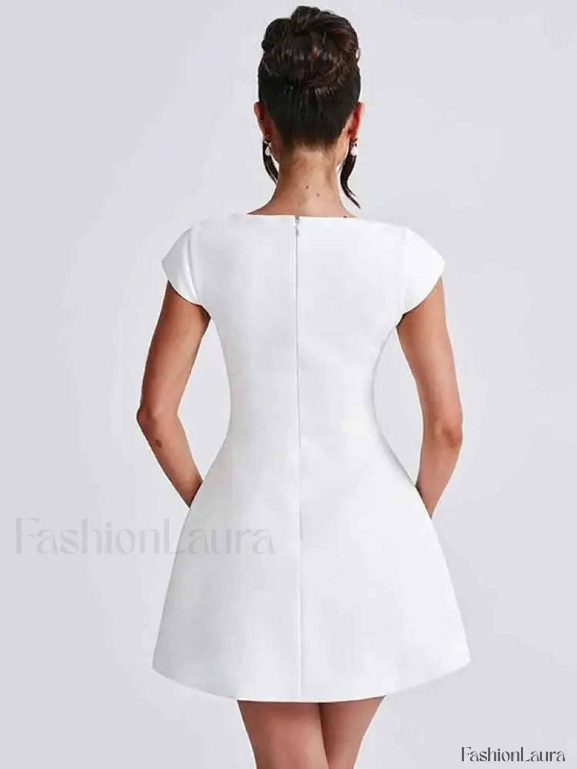 Backless Bodycon Mini Christmas Party Dress