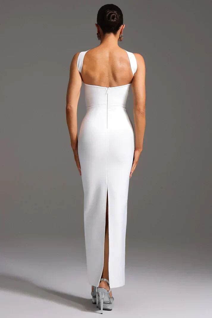 Allure Halter Backless Maxi Dress