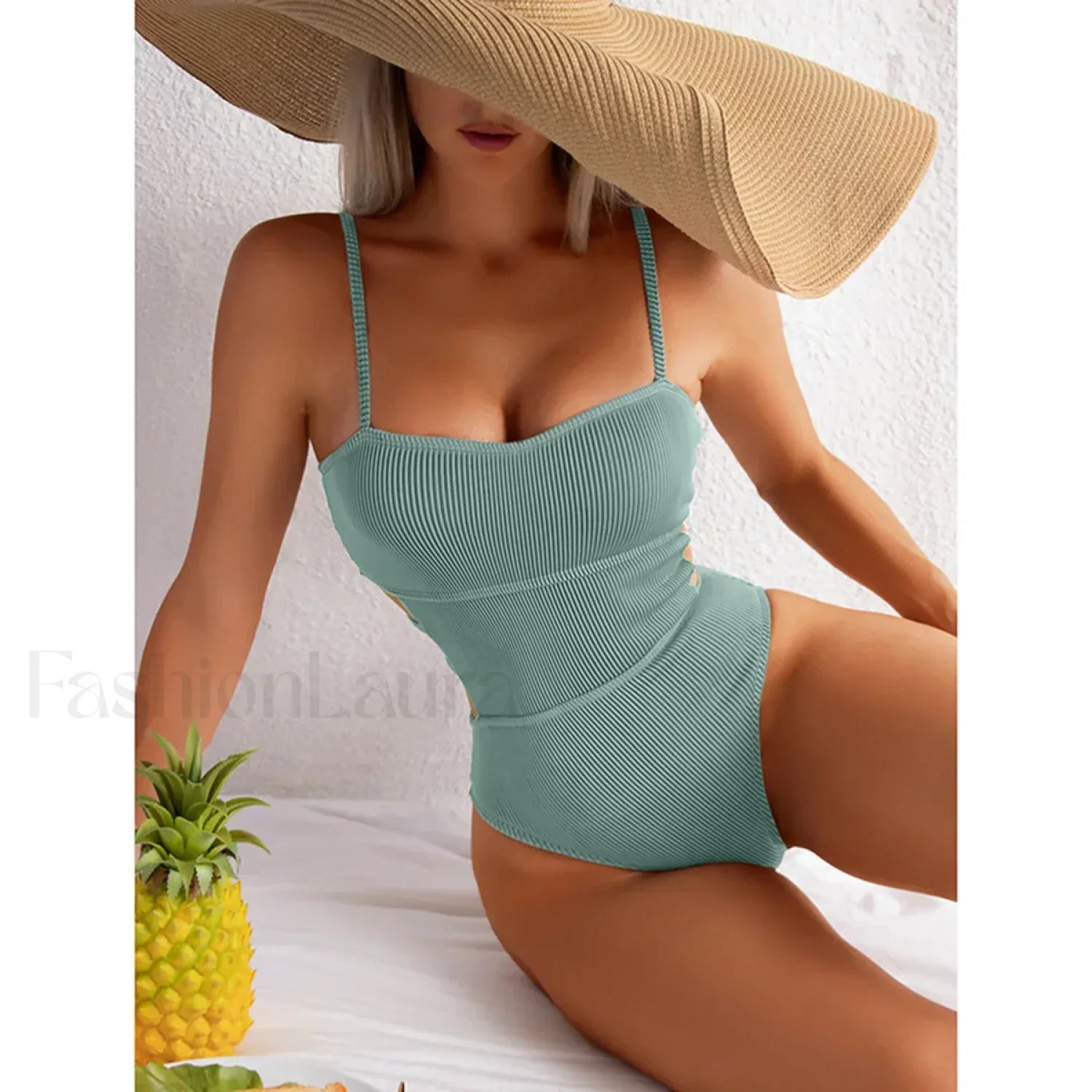 Bandage Backless Push Up One Piece