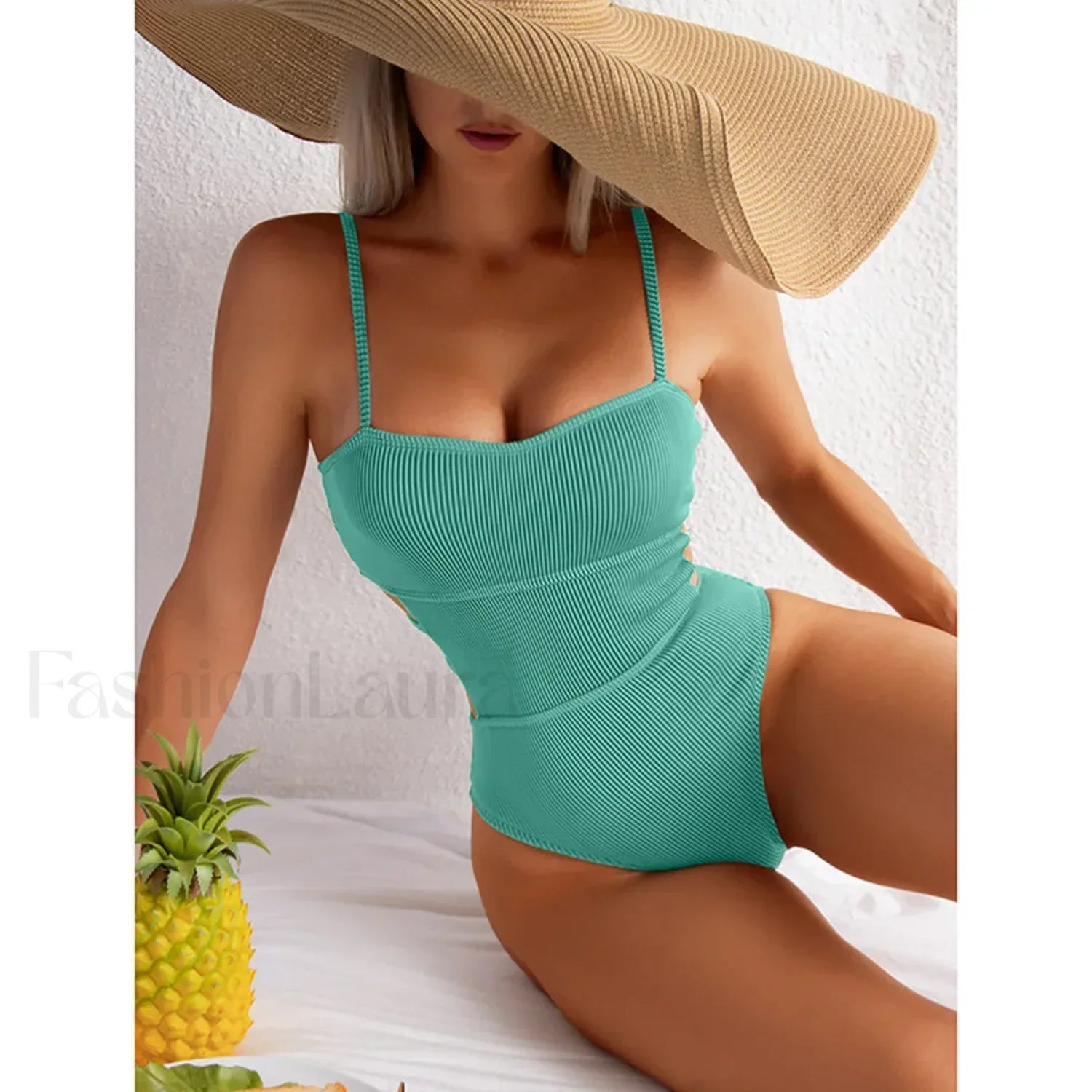 Bandage Backless Push Up One Piece