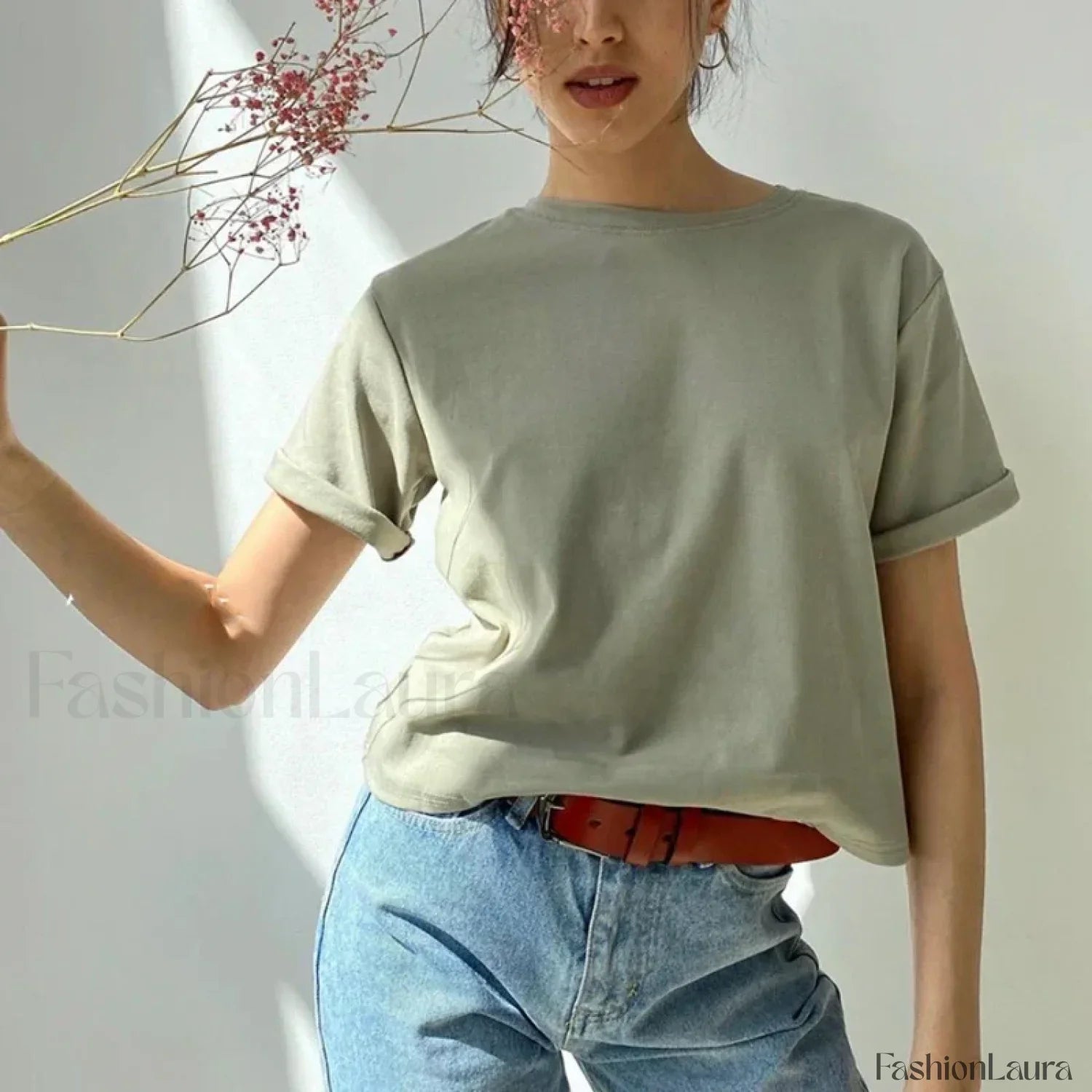 Basic Cotton Loose T-Shirt