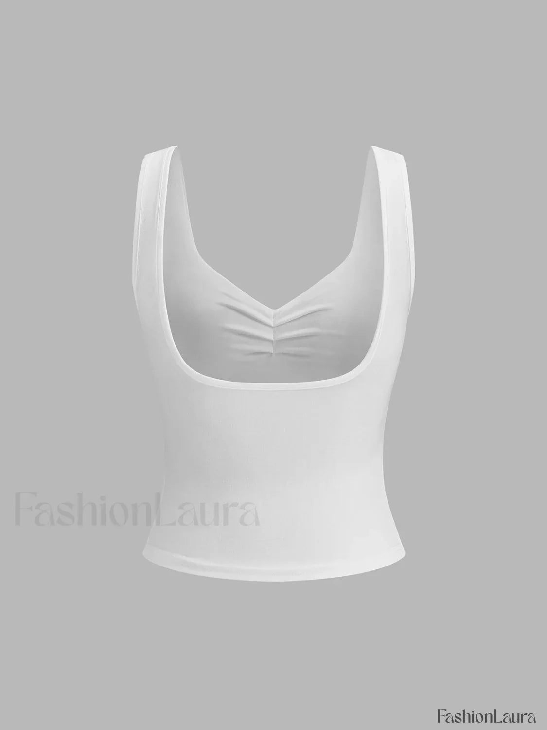 Basic Solid Strappy Top