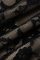 Lace Detail Bow Front Midi Dress - View 10