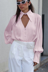 Versatile White Design Blouse