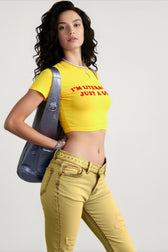 Vintage Y2K Crop Top T-shirts
