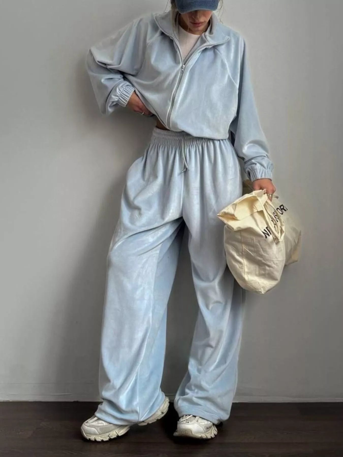 Zip-Up Hoodie and Joggers Set