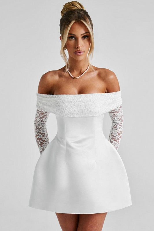 Lace Bodycon Mini Dress