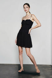 Fairy Ruched Spaghetti Strap Bodycon Mini Dresses