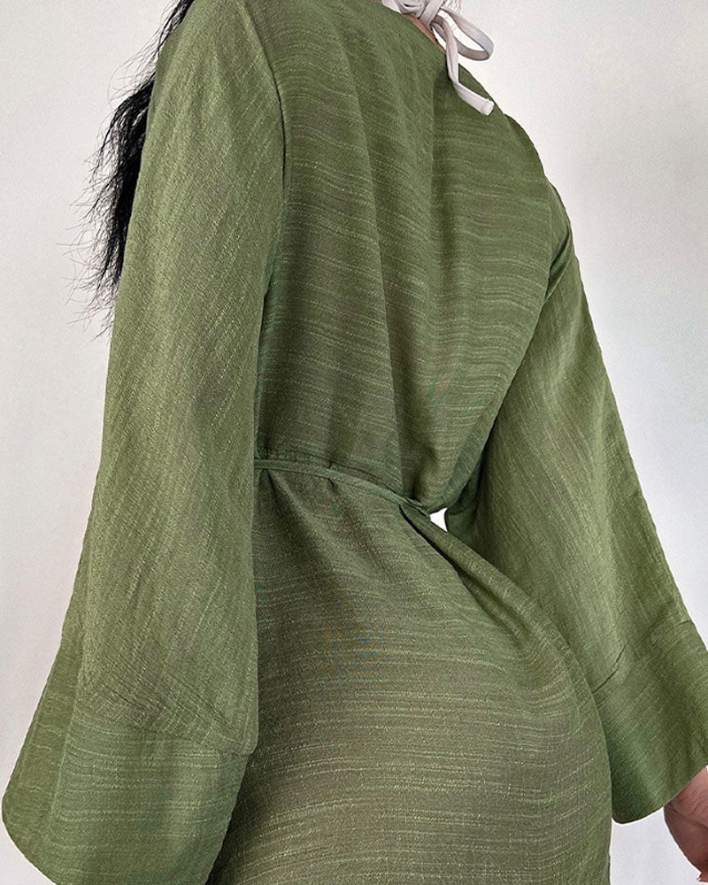 Kali Premium Vacation V Neck Bikini Dress Wardrobe Essential