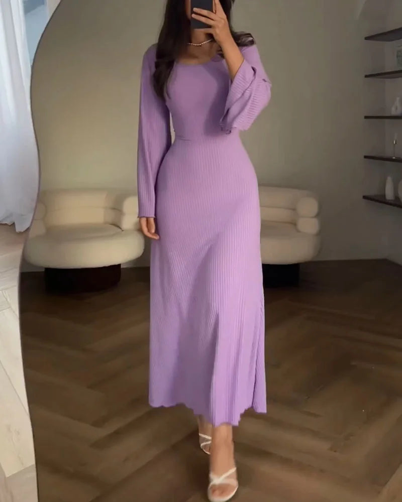 Gertrudis Boutique Dress with Long Sleeves Statement Occasion Edit