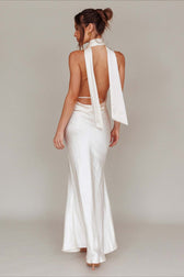 Backless Halter-Neck Dress