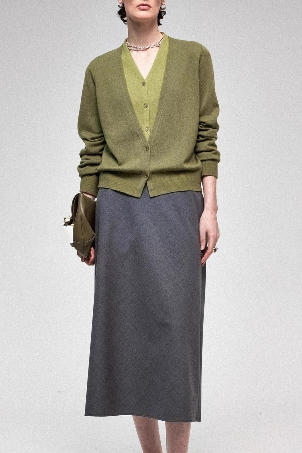 TwoinOne Pure Wool Knit Top