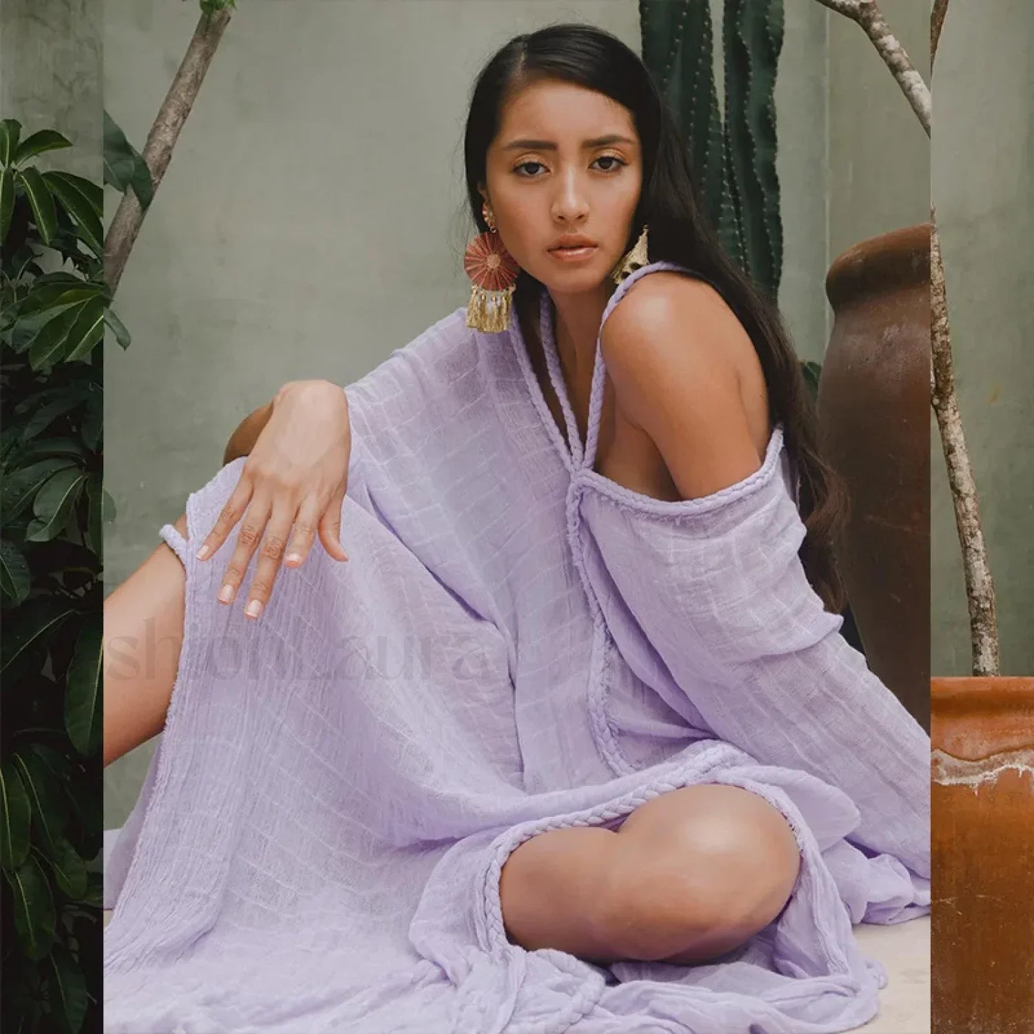 Beach Outing Long Shirt Cover Up