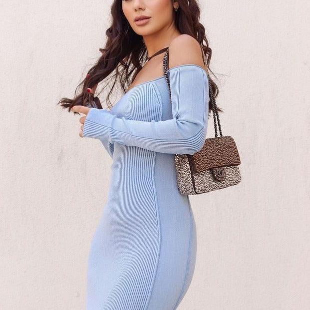 Beatrixe Strappy Cold Shoulder Dress